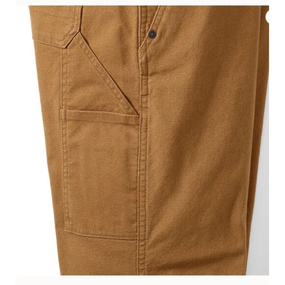 Blake Shelton carpenter pants coriander brown 44 x 34  2x xxl lands end new work - Picture 2 of 5